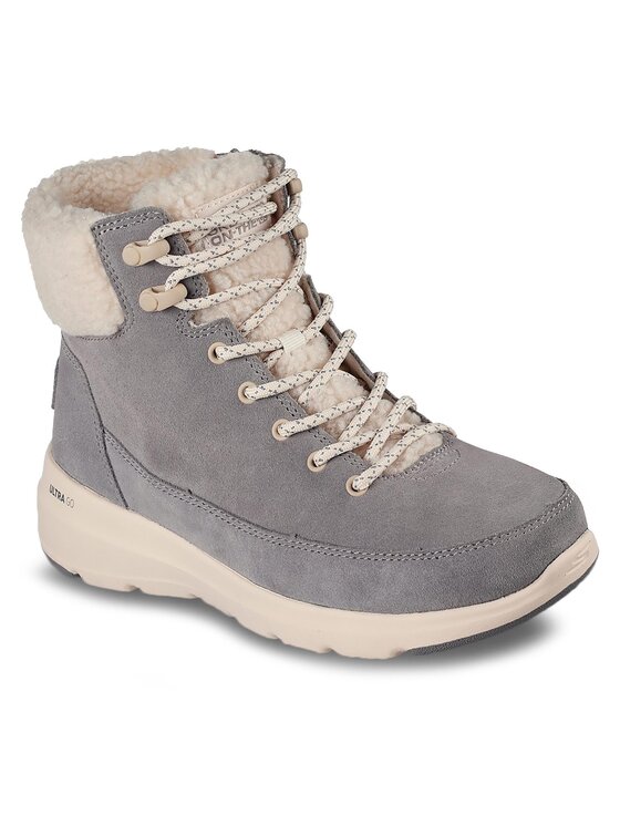 Skechers Skechers Škornji Glacial Ultra Woodlands 16677/GRY Siva