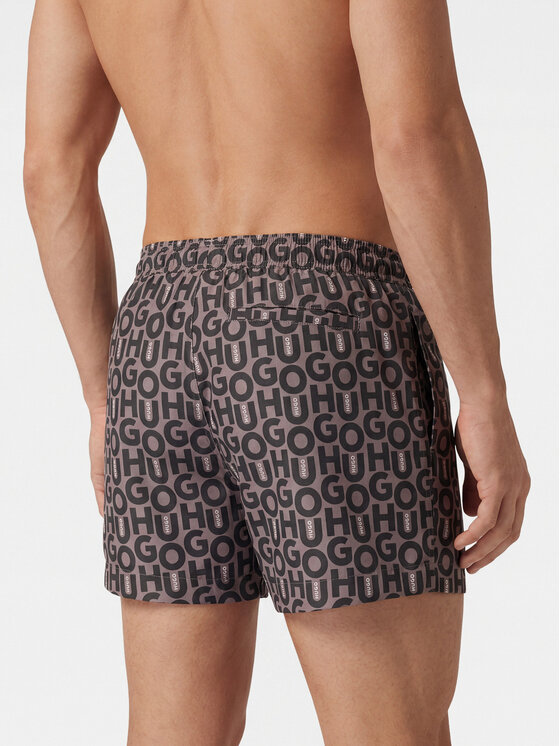 HUGO HUGO Плувни шорти Nalu 50561228 Сив Regular Fit
