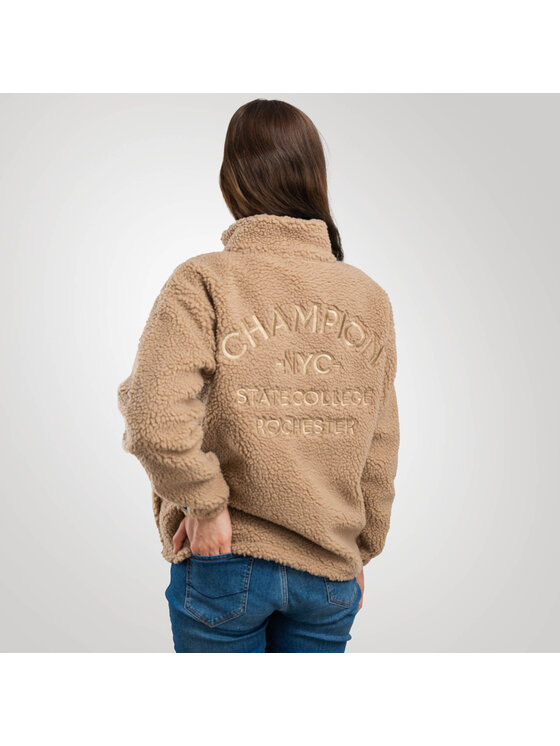 Champion Champion Bluza 116933-MS066-SVK_XL Brązowy Regular Fit