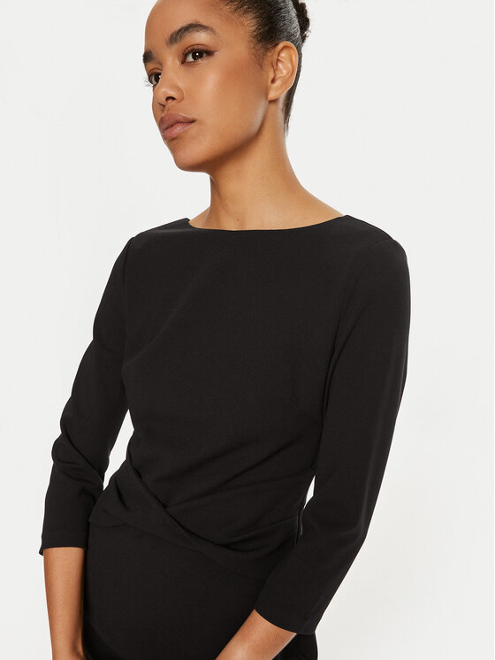 Calvin Klein Calvin Klein Φόρεμα κοκτέιλ K20K207470 Μαύρο Slim Fit