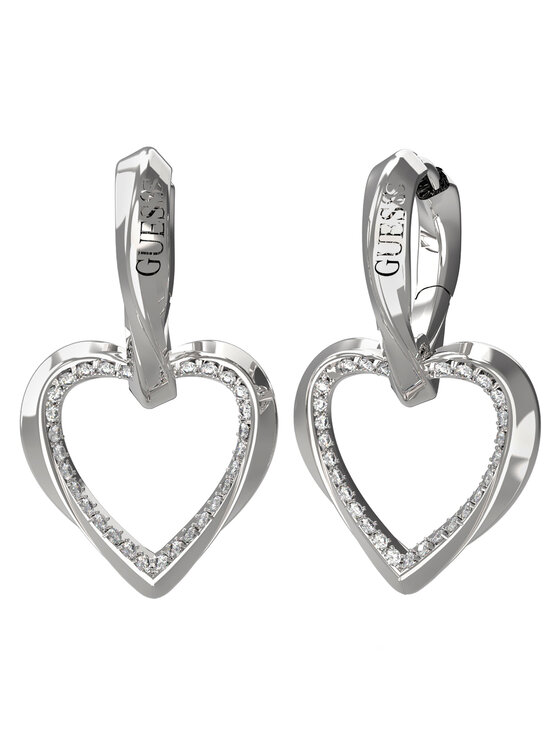 Guess Guess Auskarai JUBE0461 7JW Sidabrinė