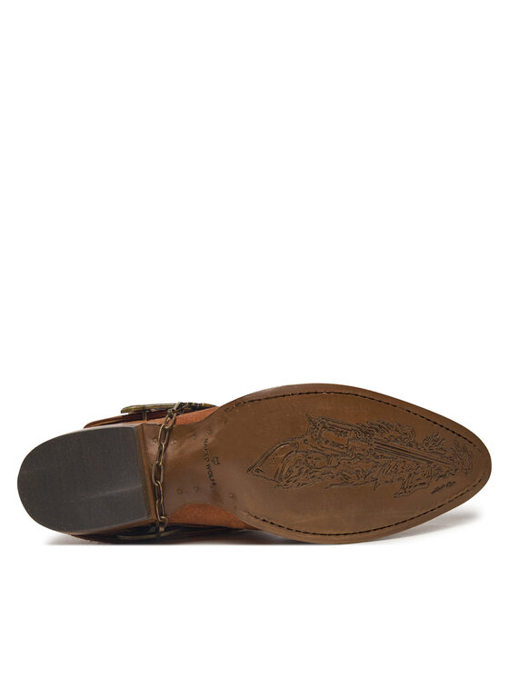 Naked Wolfe Naked Wolfe kowbojki Outlaw 00021 Pruun