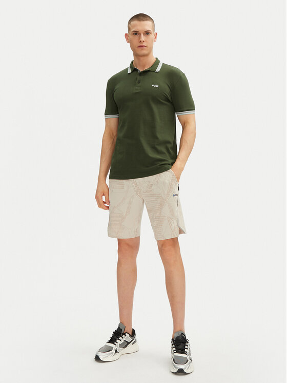 BOSS BOSS Polo Paddy 50469055 Zelena Regular Fit