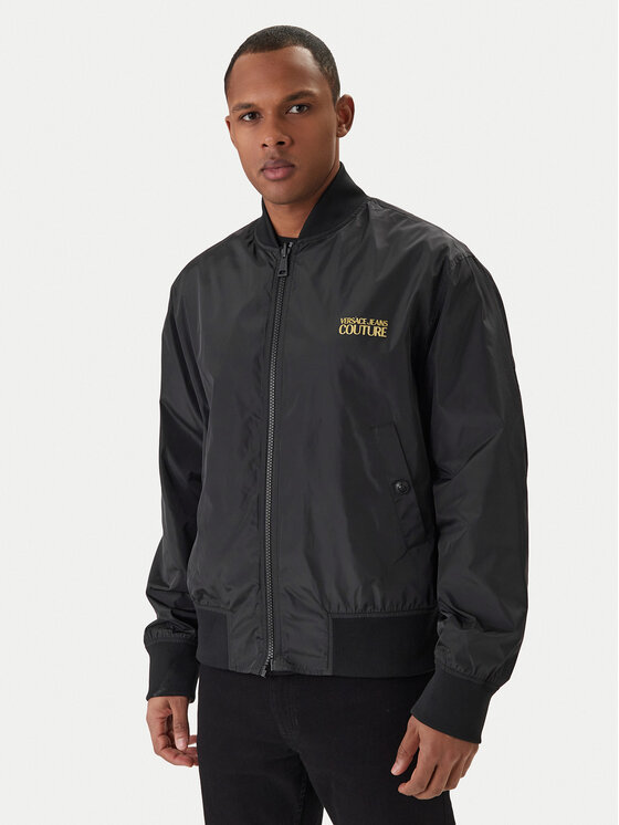 Versace Jeans Couture Versace Jeans Couture Bomber stila jaka 80GAS4D7 CQ25D Melns Regular Fit