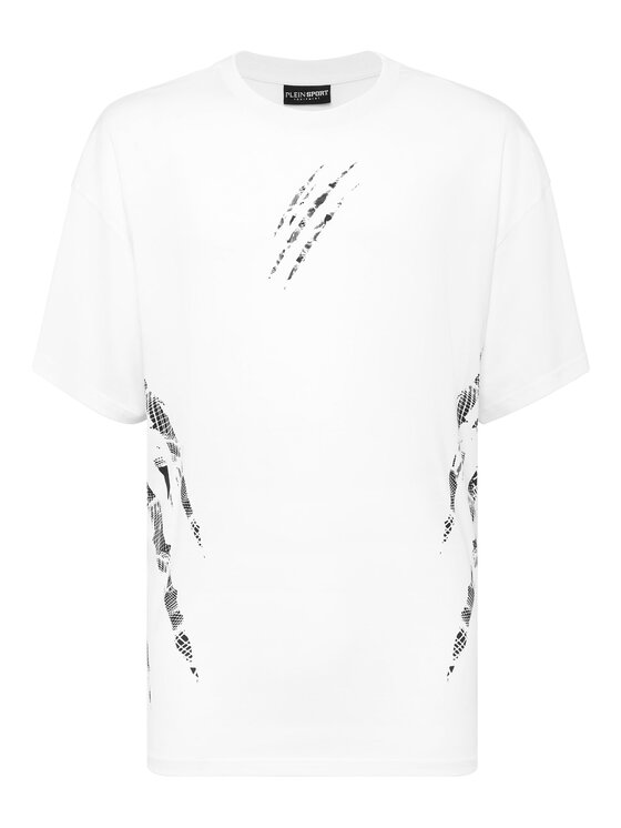 Plein Sport Plein Sport T-shirt 28015 Bianco Regular Fit