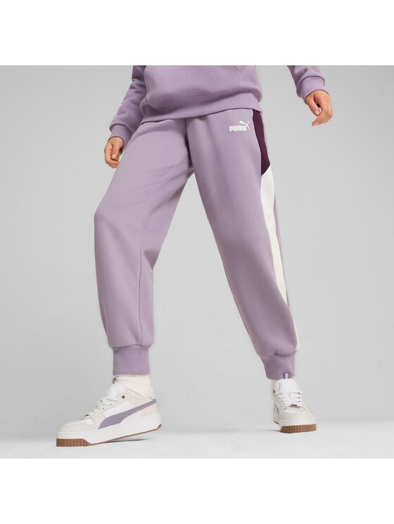 Puma Puma Spodnie dresowe 681649 Fioletowy Regular Fit