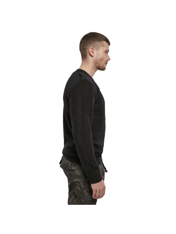 Brandit Brandit Sweter 5018.2.L Czarny Regular Fit