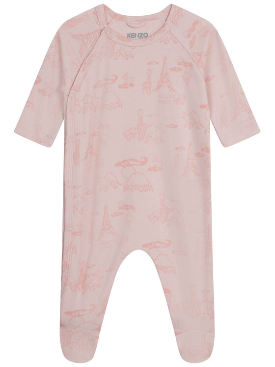 Kenzo Kids Kenzo Kids Komplet majica in kratke hlače K98101 Bela Regular Fit