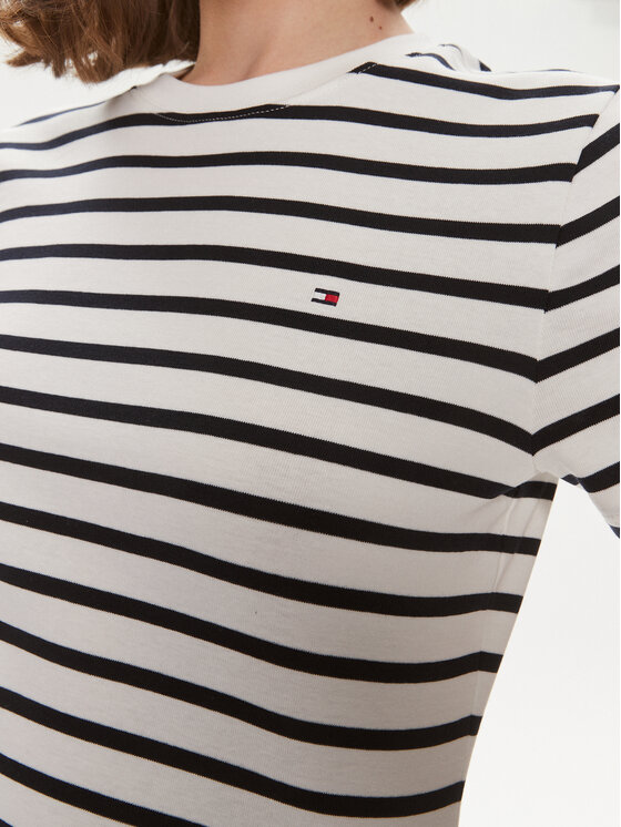 Tommy Hilfiger Tommy Hilfiger T-Shirt New Cody WW0WW40587 Écru Slim Fit