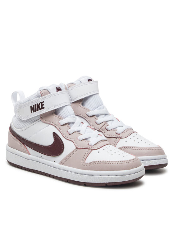 Nike Nike Tenisice Court Borough Mid 2 (PSV) CD7783 118 Bijela