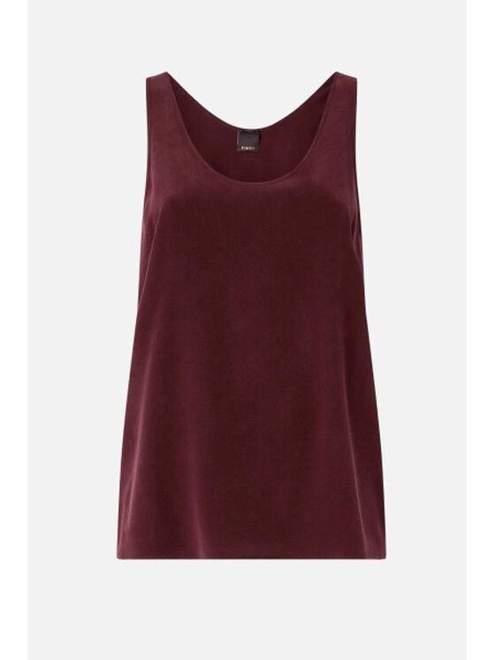 PINKO PINKO Top Crazy Canottiera Bordeaux Regular Fit
