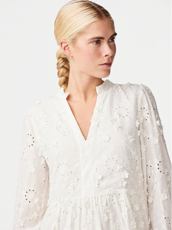 YAS YAS Sommerkleid Menusa 26033229 Weiß Regular Fit