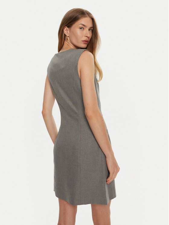 Guess Guess Φόρεμα κοκτέιλ Doris W4BK11 WGIF2 Γκρι Slim Fit
