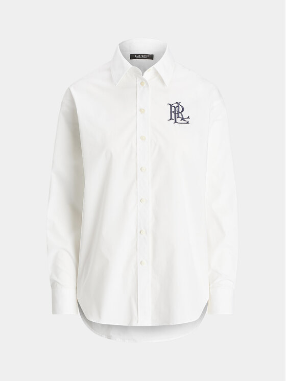 LAUREN RALPH LAUREN Lauren Ralph Lauren Πουκάμισο 200932538001 Λευκό Straight Fit