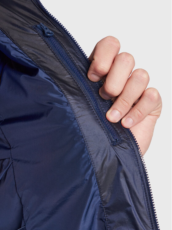 adidas adidas Geacă Padded Hooded Puffer Jacket HL9210 Albastru Regular Fit