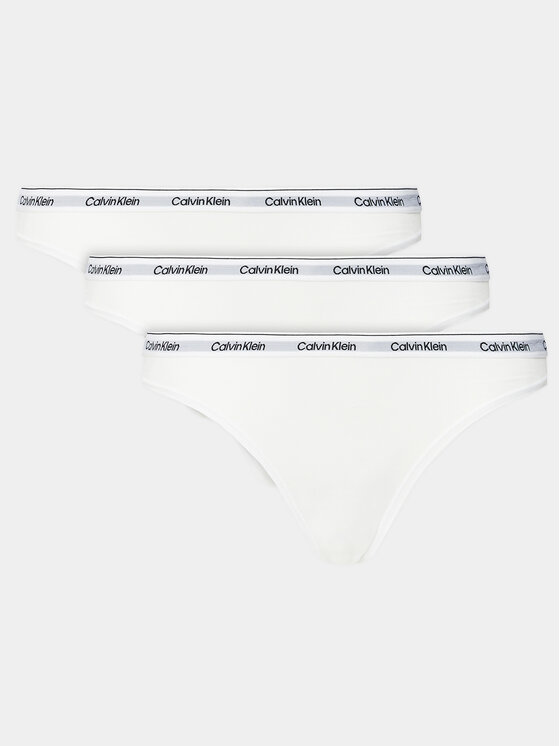 Calvin Klein Underwear Calvin Klein Underwear 3 db klasszikus alsó 000QD5207E Fehér