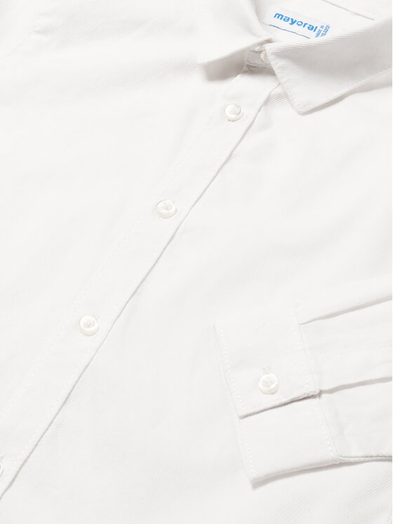 Mayoral Mayoral Сорочка 124 Білий Regular Fit