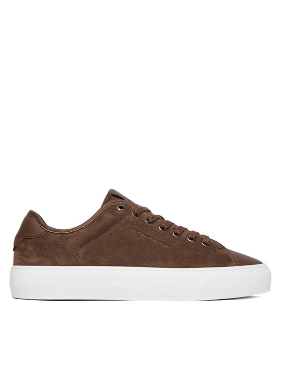 Tommy Hilfiger Tommy Hilfiger Sportcipők Premium Dress Leather Mix FM0FM05842 Barna