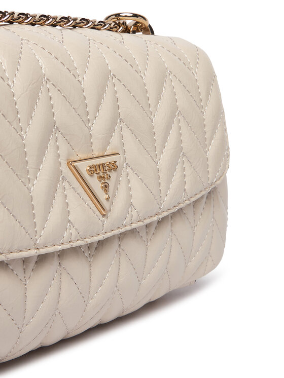 Guess Guess Дамска чанта Cheryl HWTQ97 20210 Екрю