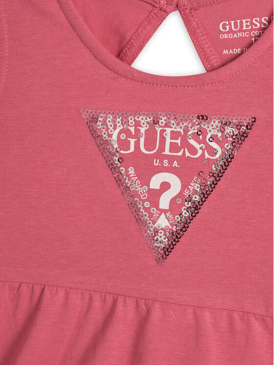 Guess Guess Haljina za svaki dan A5GK06 K6YW4 Narančasta Regular Fit