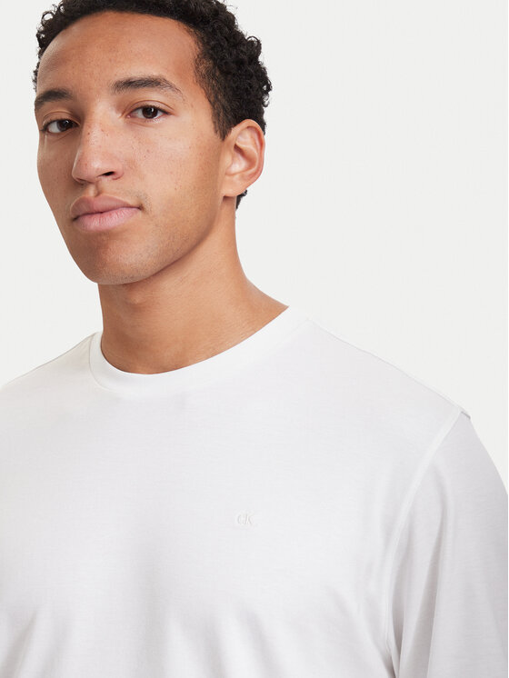 Calvin Klein Calvin Klein Тениска с дълъг ръкав LV04LD227G Бял Regular Fit