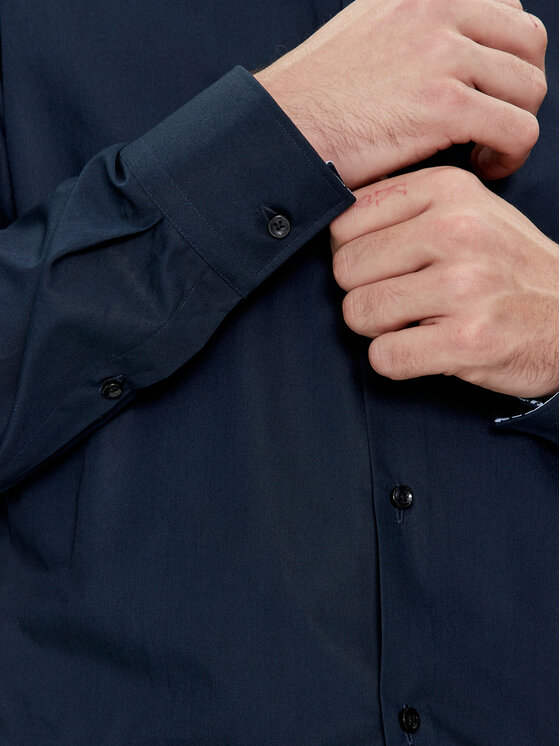 HUGO Hugo Košile Koey 50513889 Tmavomodrá Slim Fit