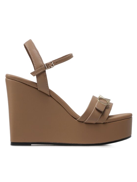 Calvin Klein Calvin Klein Sandalen Wedge 70Hh W/Hw HW0HW01485 Beige