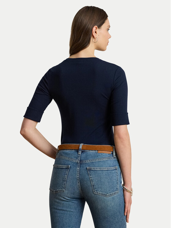 LAUREN RALPH LAUREN LAUREN RALPH LAUREN Blúz 200815843010 Sötétkék Slim Fit