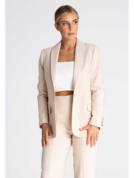 FIGL FIGLFIGL Giacca da abito M954 Beige Regular Fit