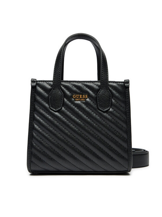 Zdjęcia - Torebka damska GUESS Torebka Silvana 2 Comp Tote HWQV86 65770 Czarny 