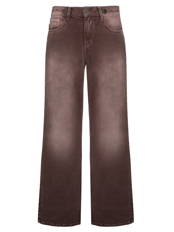 Magda Matyja Magda Matyja Jeansy BROWN LOOSE JEANS Brązowy Loose Fit