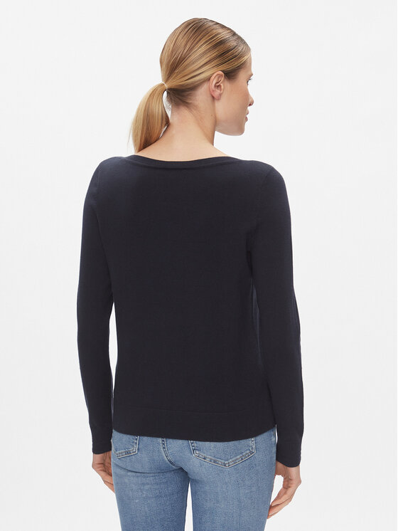 Tommy Hilfiger Tommy Hilfiger Sweater WW0WW42050 Sötétkék Regular Fit
