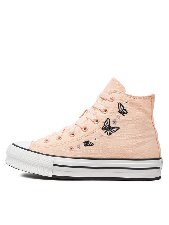 Converse Converse Tenisice Chuck Taylor All Star Eva Lift Butterflies A07355C Ružičasta