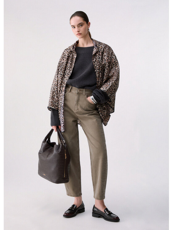 Liu Jo Liu Jo Poncho 2XX017T0300S19E1 Marrone Regular Fit