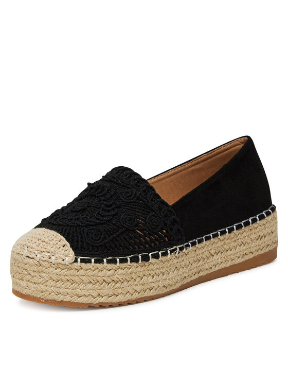 DeeZee DeeZee Espadrilles LE601-66 Schwarz