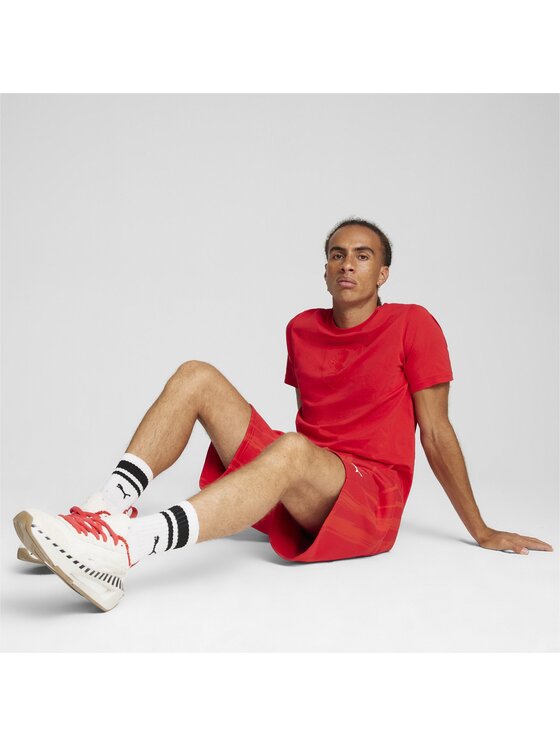 Puma Puma T-Shirt 623806 Czerwony Regular Fit