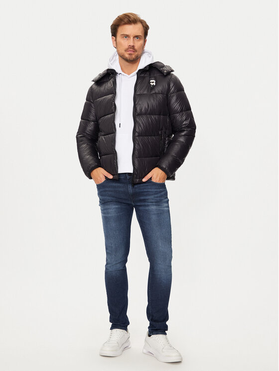 KARL LAGERFELD KARL LAGERFELD Pernata jakna 505022 544590 Crna Slim Fit