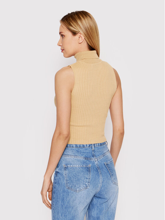 DeeZee DeeZee Rollkragenpullover Mirally BLUD0001 Beige Slim Fit