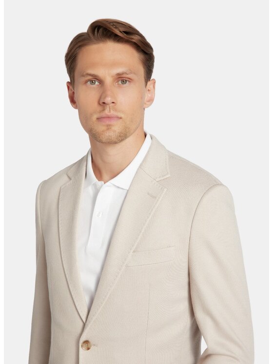 Pako Lorente Pako Lorente Marynarka P25WF-3X-019 Beżowy Slim Fit