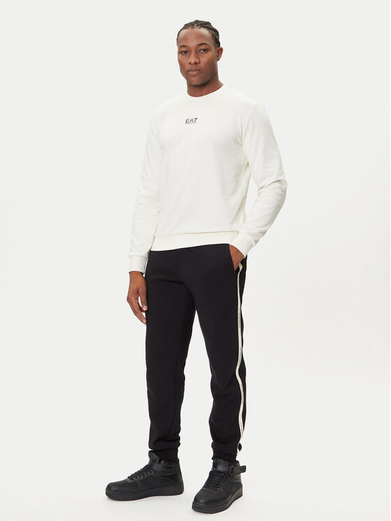EA7 Emporio Armani EA7 Emporio Armani Džemperis ar kapuci 8NPM30 PJVRZ U1105 Bēšs Regular Fit