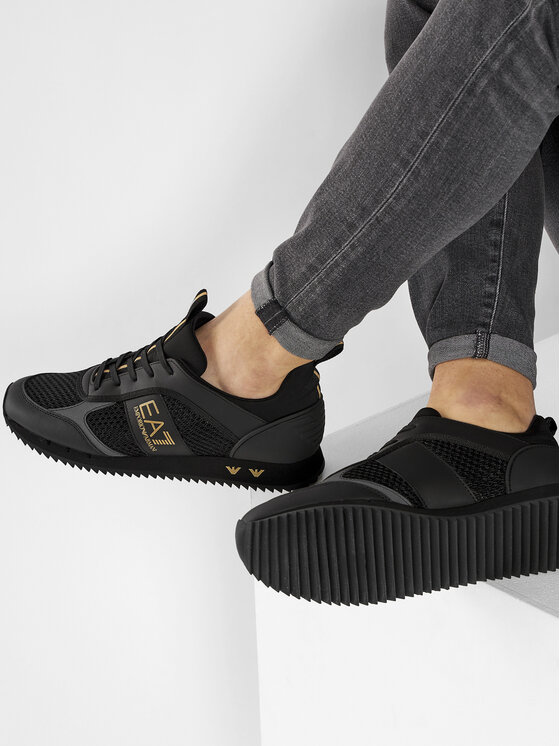 EA7 Emporio Armani EA7 Emporio Armani Laisvalaikio batai X8X027 XK050 M701 Juoda