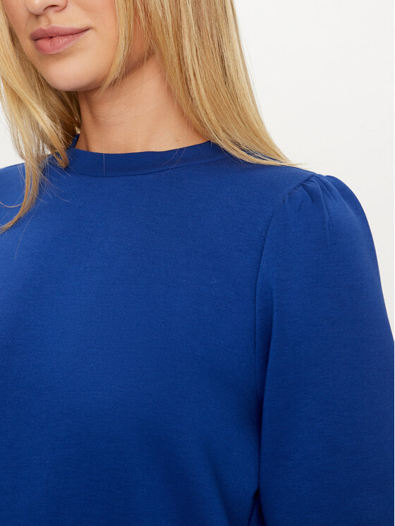 Vila Vila Bluză Reflect 14097562 Albastru Loose Fit