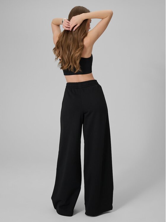 4F 4F Pantaloni da tuta 4FRSS26TTROF2011-20S Nero Loose Fit