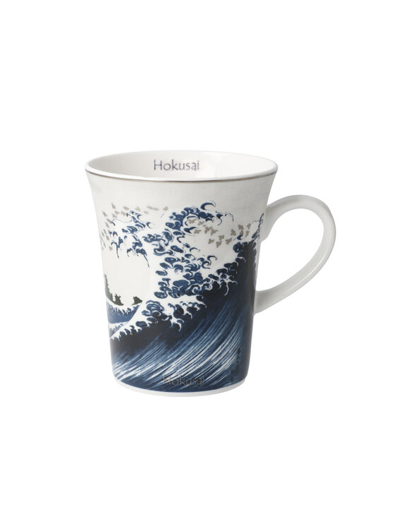 Goebel Goebel Kubek Katushika Hokusai - Wielka fala II Niebieski