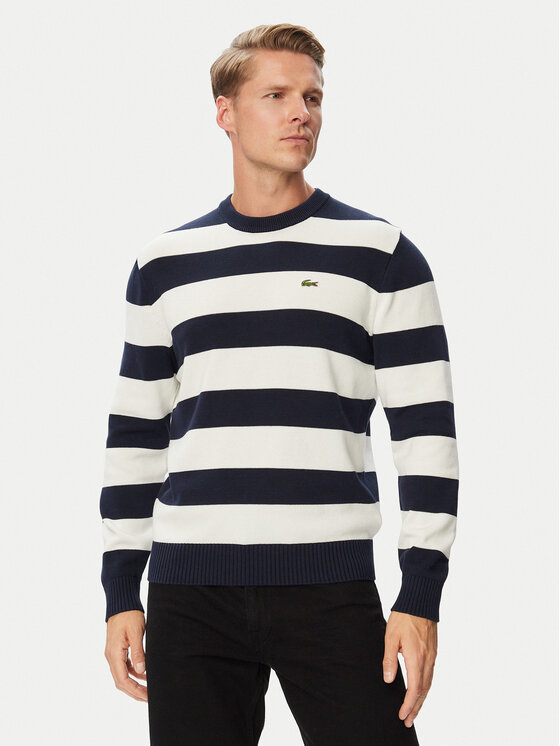 Lacoste Džemper AH0608 Tamnoplava Regular Fit