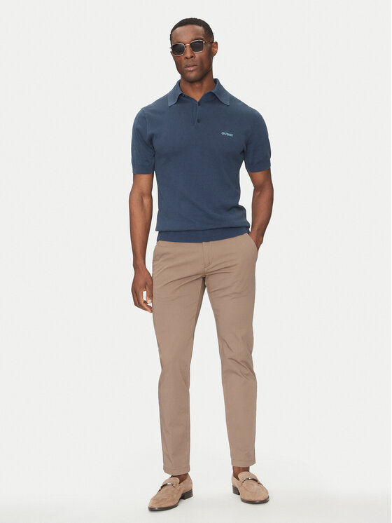 Guess Guess Džemper M4GR07 Z3DN1 Tamnoplava Regular Fit