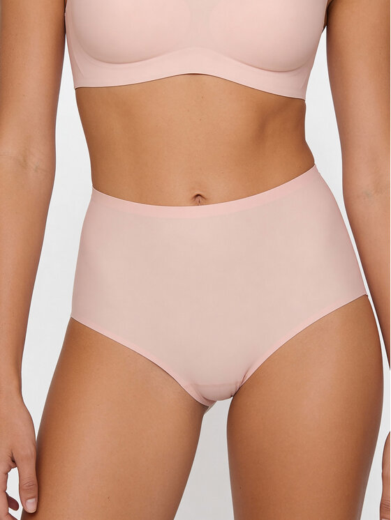 Chantelle Chantelle Klasické kalhotky s vysokým pasem Soft Stretch C26470 Růžová
