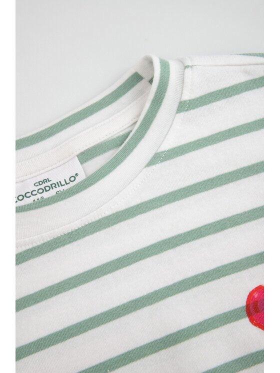 Coccodrillo Coccodrillo S dlouhým rukávem WC6143101RGK-011 Zelená Regular Fit