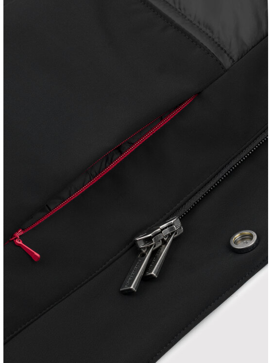 Pako Lorente Pako Lorente Kurtka przejściowa P26WF-5X-006 Czarny Slim Fit