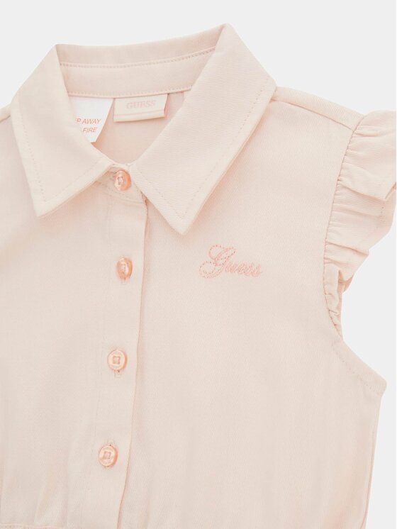 Guess Kids Guess Kids Sukienka 172661 Różowy Classic Fit